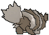 Zigzagoon's back sprite
