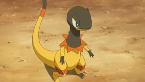 Clemont's Heliolisk.
