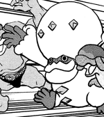 Melony used Darmanitan to battle Oleana at Rose Tower.