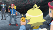 Ash receives a walkie talkie from Clemont to keep in touch