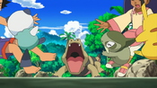 Sandile sneezes hard