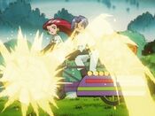 Team Rocket absorb the electricity