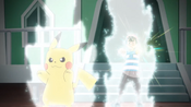 Ash passes Z-Power to Pikachu for Steel-type Z-Move