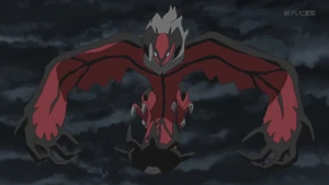 Yveltal in the anime.