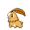 Chikorita's Pokémon Crystal Version Shiny sprite