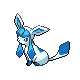 Glaceon's Pokémon Platinum Version Shiny sprite