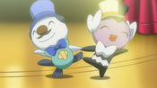 Oshawott dances with Gothita