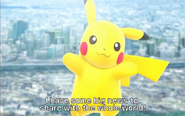 Pikachu in the Announcement Trailer