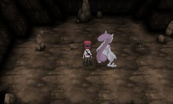 Mewtwo (Pokemon X and Y ingame cave)