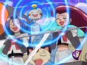 Chimecho heals Team Rocket with Heal Bell