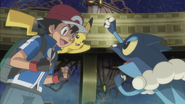 Ash and Frogadier