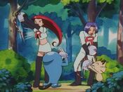 Team Rocket wave the bells around