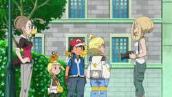 Pokemon XY Episode 5. Alexa, Clemont, and Bonnie watch Ash's first Kalos  Gym battle against Viola, the Santelune City Gym le…