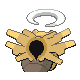 Shedinja's Generation IV back sprite