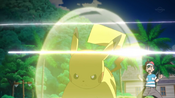 Pikachu starts using Breakneck Blitz