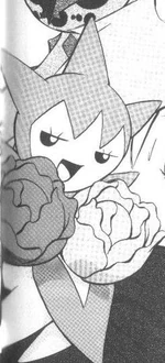 Roselia is a Pokémon caught by Wally. As it is very small, it is often seen sitting on Wally's shoulder. It used aromatherapy to heal the Treecko that Wally saved.