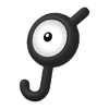 0201Unown J Pokémon HOME