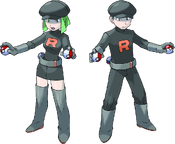 Team Rocket Grunts in FireRed & LeafGreen