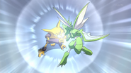 Reflect being used by Blue's Alakazam (In Pokémon Origins).