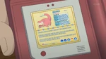 Red captured a Slowpoke. His data was used to see if Blue had seen it attack him, although it was the much more powerful Mewtwo.