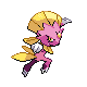 Weavile's Pokémon Platinum Version Shiny sprite