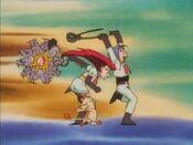 Team Rocket escapes from Starmie