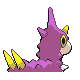 Wurmple's Generation IV Shiny back sprite