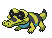 Sandile's Pokémon Black Version and Pokémon White Version Shiny sprite