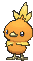Torchic's X and Y/Omega Ruby and Alpha Sapphire sprite
