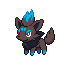 0570Zorua BW Shiny.gif (43 KB) Zorua's Pokémon Black Version and Pokémon White Version Shiny sprite