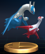 Latias and Latios trophy SSBB