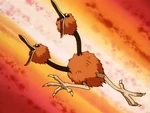 Doduo was not the strongest of Otoshi's Pokémon, but he had to use it to fight against Jessie's Arbok, as his badges were stolen and Marowak was not around to fight. Arbok damaged Doduo a lot, but when Marowak returned, Otoshi called Doduo back.