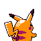 Pikachu's back shiny sprite