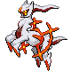 Arceus fire-type in Platinum