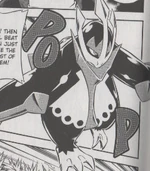 Hareta chose Piplup after he tried to lift a boulder that was actually an Onix sleeping. The Onix went crazy after that because a Team Galactic Grunt was controlling it and Mitsumi told Hareta to choose one of the Pokémon to attack it. Piplup didn't like Hareta at first, but they settled it and became one of the most powerful Pokémon teams. Piplup evolved after escaping the Galactic Veilstone Building because Mitsumi removed the Everstone attached to Piplup before Hareta confronted Cyrus. Piplup had so much experience that it evolved into Prinplup, then Emploleon all at once.