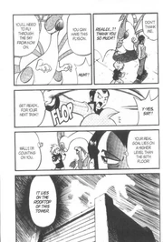 Norman telling Wally that his true goal lies at the rooftop of the tower.