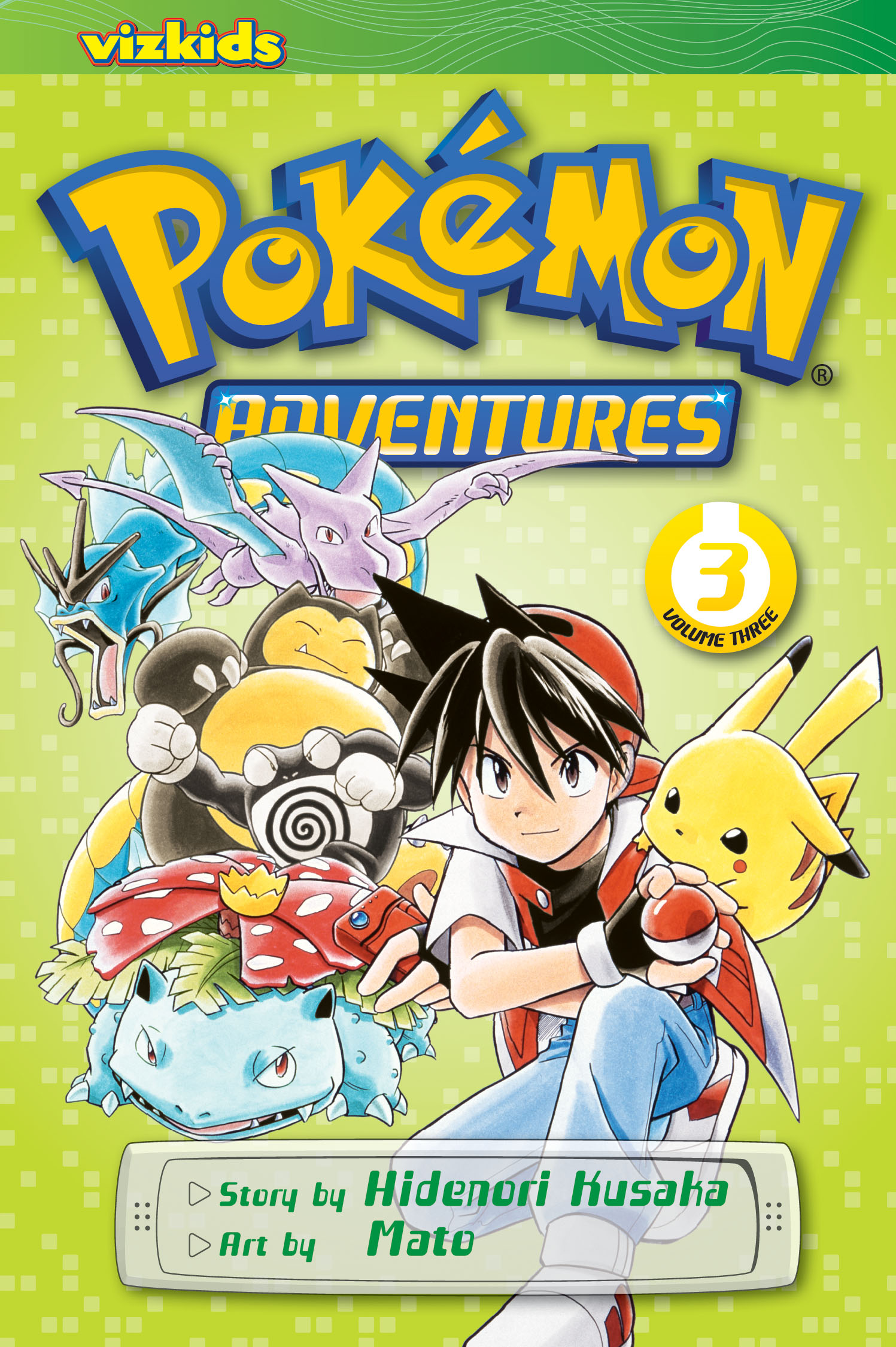 Boxart for Pokemon Adventure Chapter Red/Blue/Yellow/Green.
