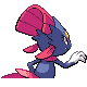 Weavile's Generation IV back sprite
