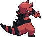 Krookodile's back sprite