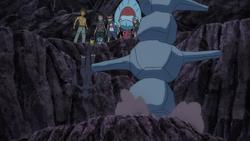 Dig being used by Brock's Steelix.
