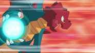 Focus Blast being used by Emmy's Druddigon.
