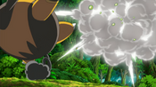 Pignite is being defeated by Magnezone