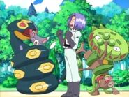 James is happy Seviper and Carnivine got the Pokémon