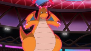 Lance's Dynamax Dragonite.