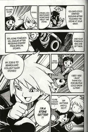 Steven telling Ruby what his job is.