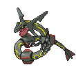 Rayquaza's Black and White shiny sprite