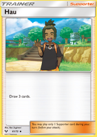 Hau in Shining Legends (TCG)