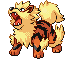 Arcanine's Pokémon Emerald Version sprite