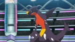Cynthia's main and most powerful Pokémon. Garchomp is seen in all of Cynthia's battles and has never been seen being defeated.