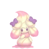 0869Alcremie Ruby Swirl Ribbon Sweet Pokémon HOME